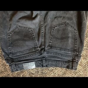 Black Denim Mom Jeans - Lee